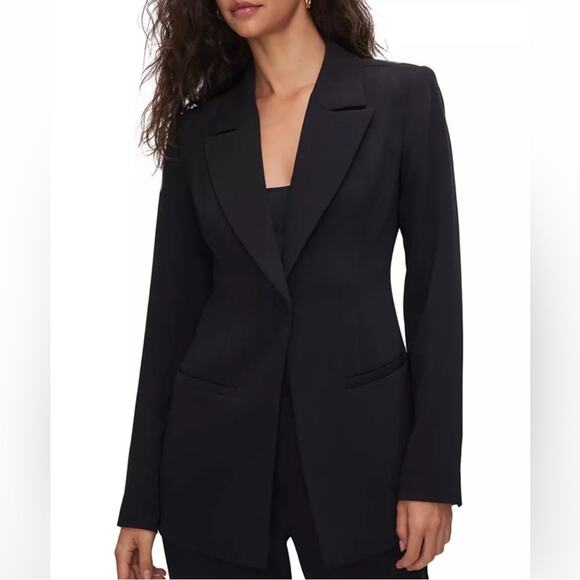 Good American Black Fit and Flatter Blazer 5/XXL Single-Breasted